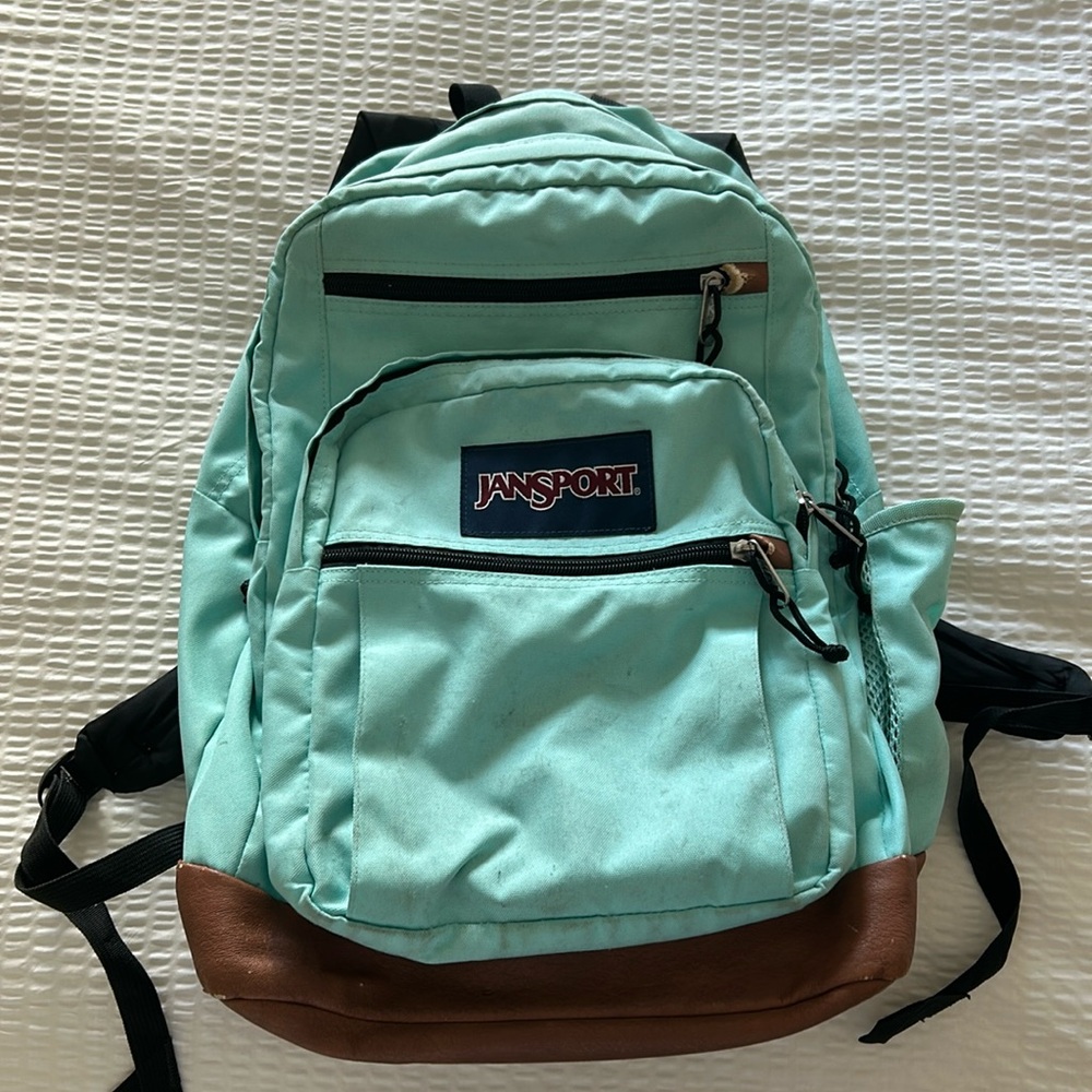 Turquoise Jansport Backpack